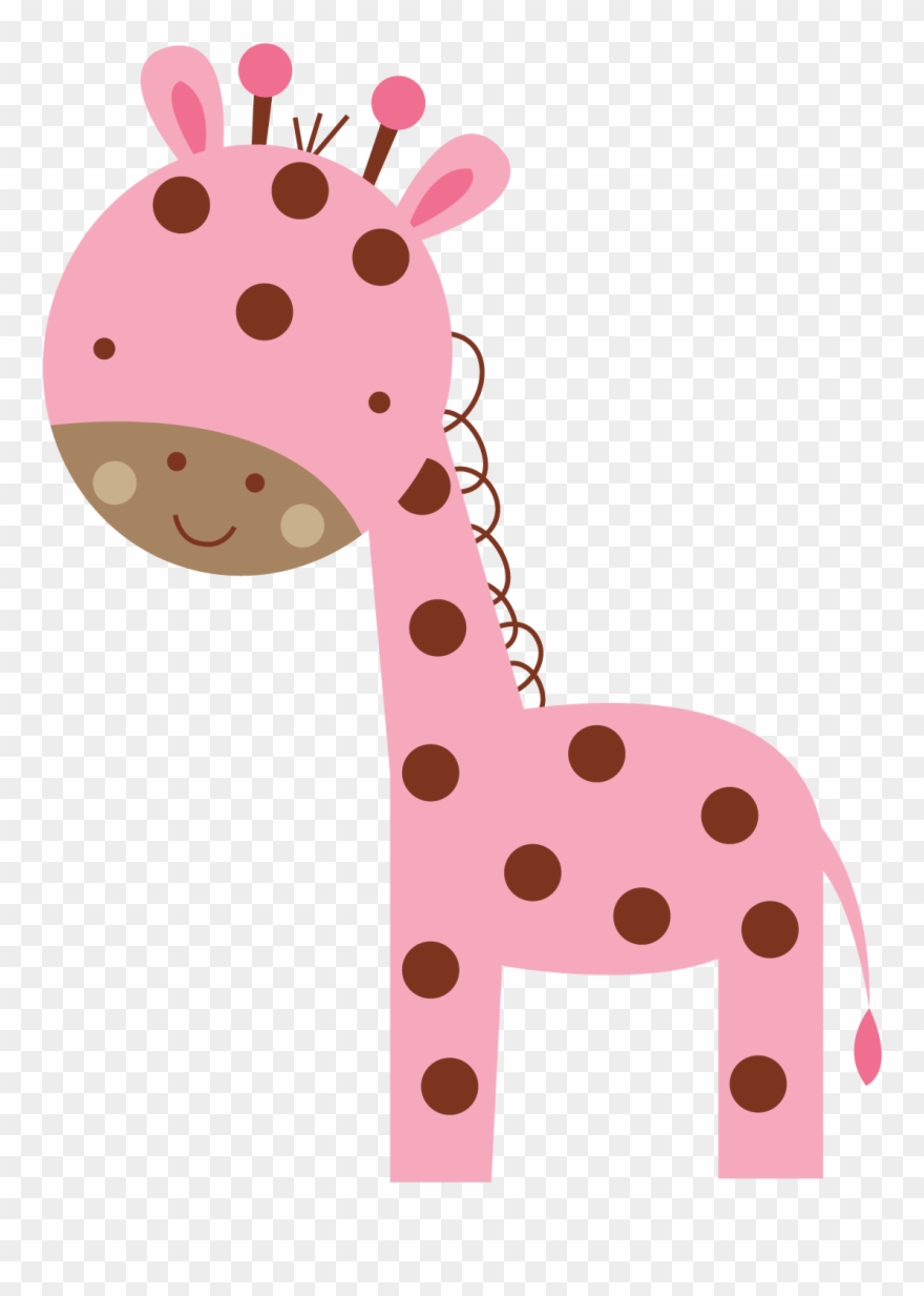 Girl Giraffe Clipart - Baby Giraffe Clip Art Free - Png Download