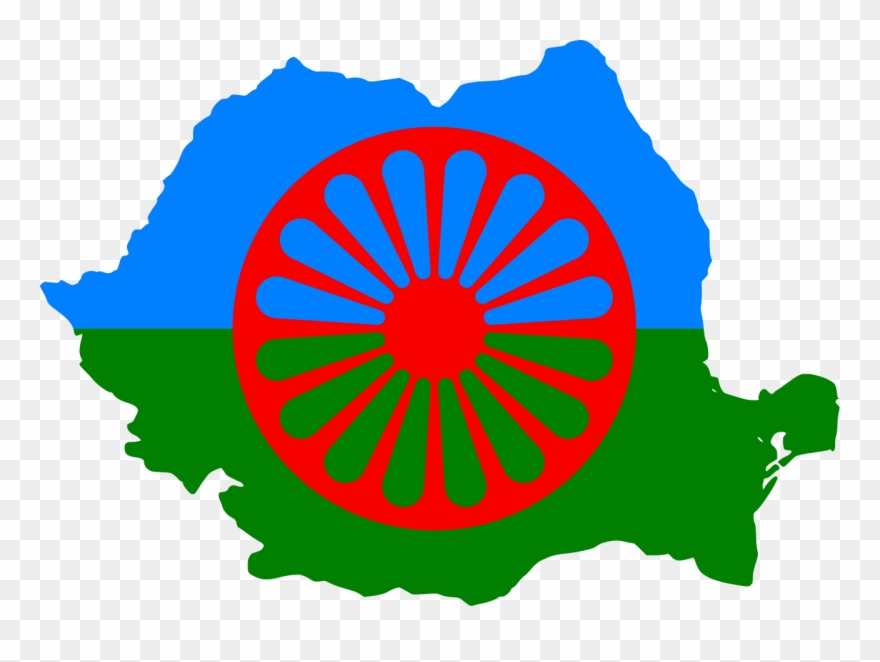 &quot - &quot - In4 Gypsy&quot - You Cant Take Away - Romania Map Flag Clipart