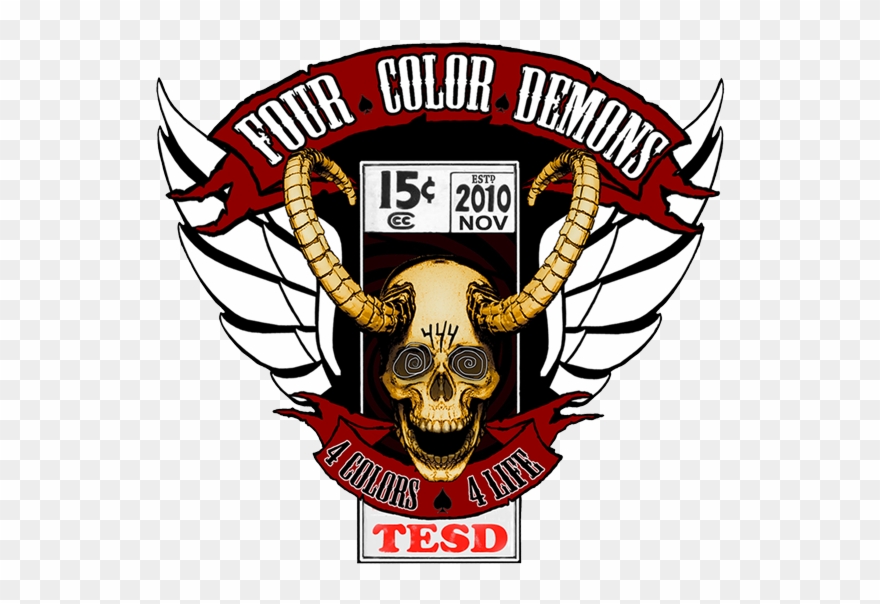 Four Color Demons - Tell Em Steve Dave Logo Clipart