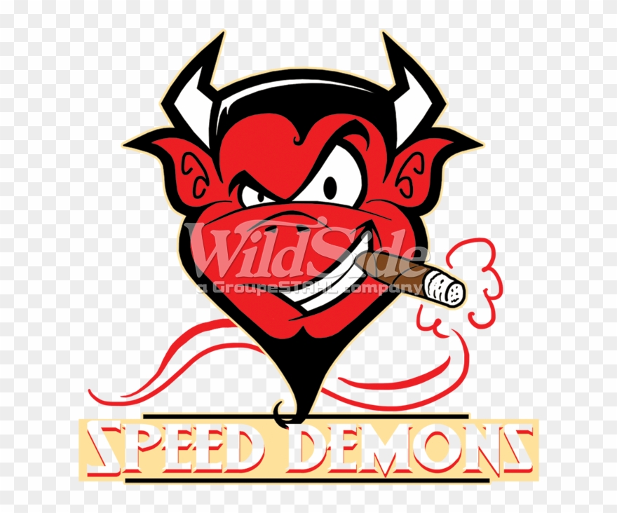 Speed Demons Cartoon Devil - Winking Devil Clipart