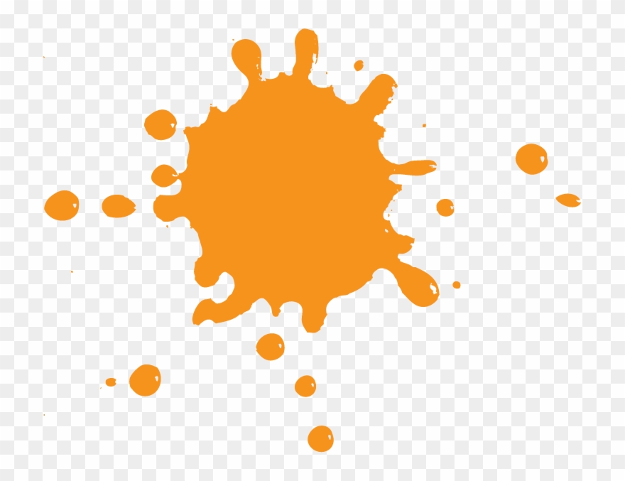 Png Images The Art In Only Image - Orange Paint Splash Png Clipart