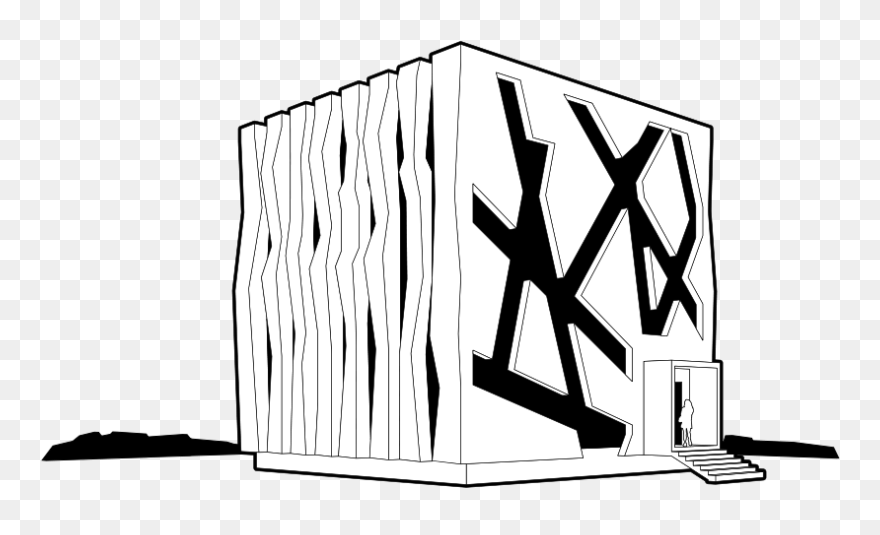 Green Cube - Architektur Würfel Clipart