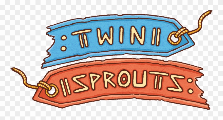 Twin Sprouts - Janine Clipart