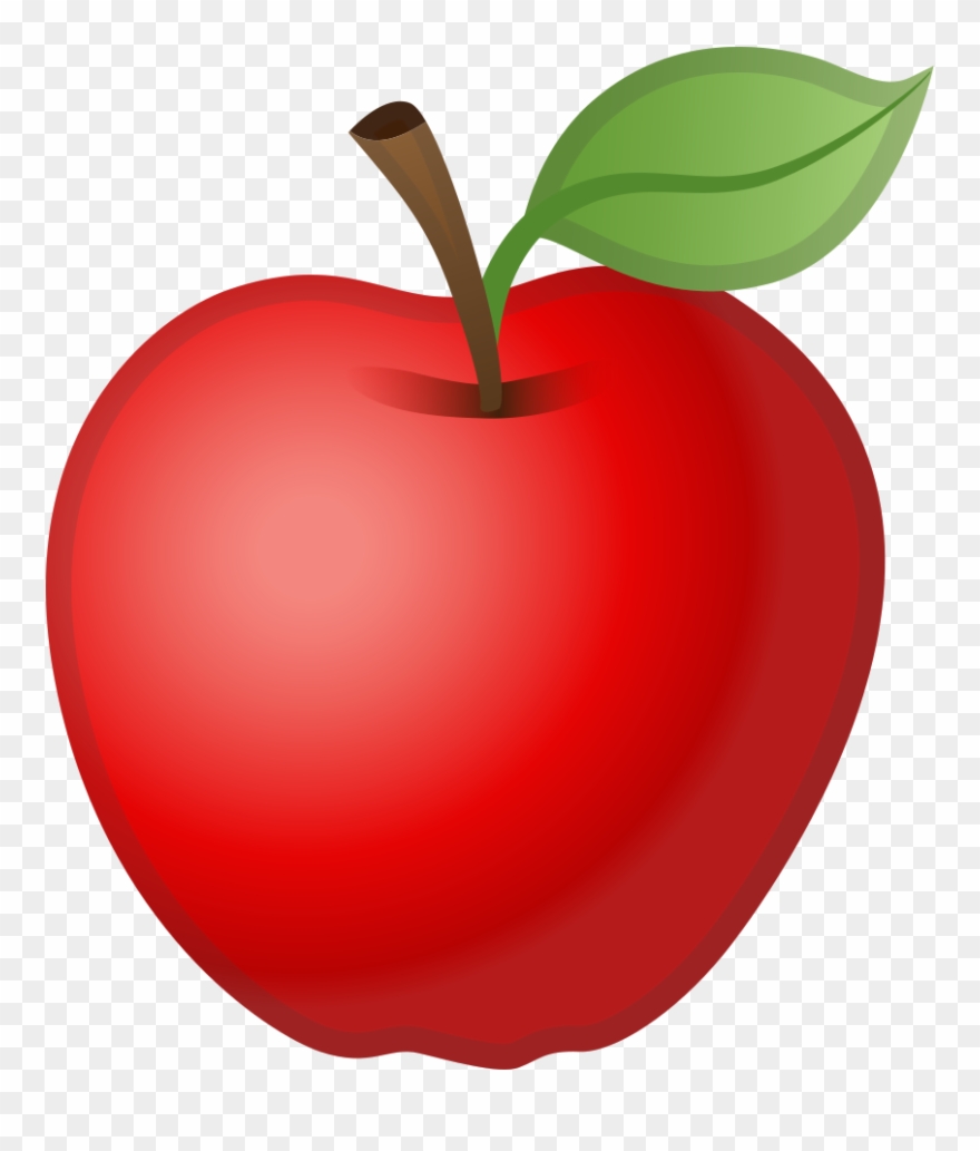 Red Apple Icon Noto Emoji Food Drink Iconset Google - Red Apple Icon Png Clipart