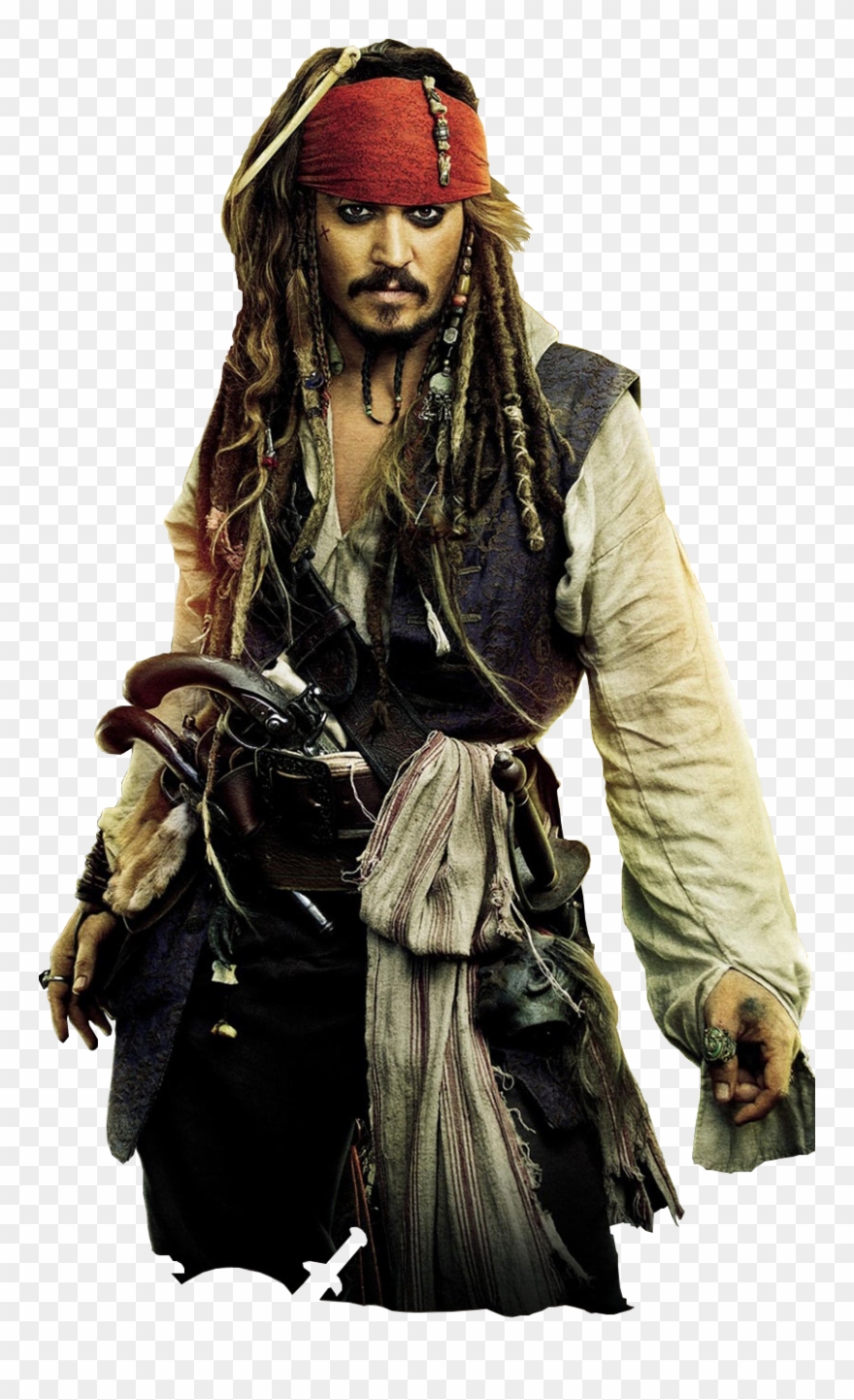 Captain Jack Sparrow Png Clipart - Lego Pirates Of The Caribbean Minifig Captain Jack Transparent Png