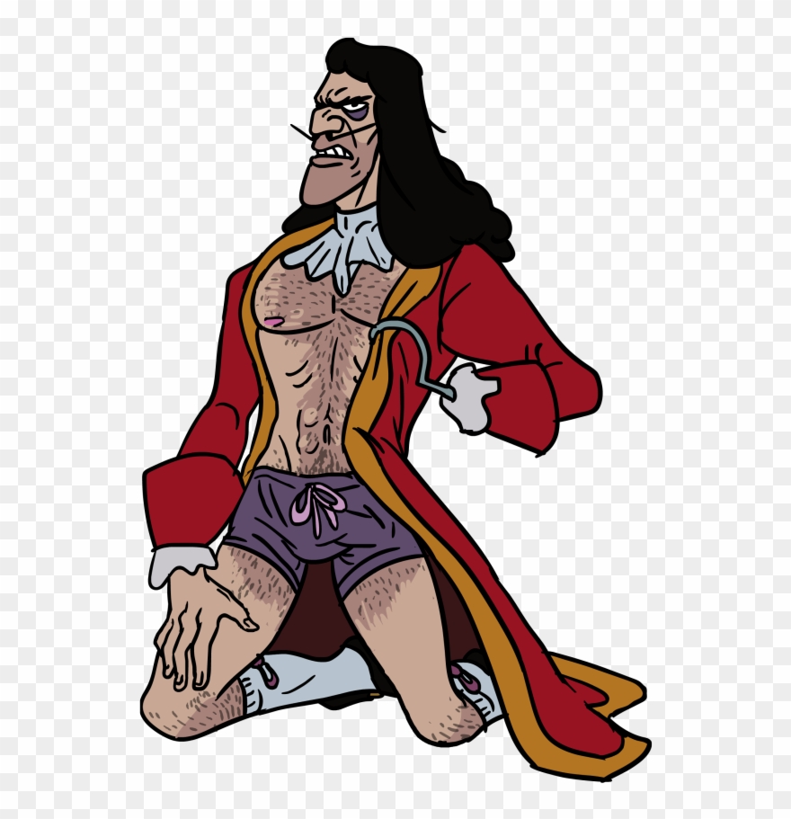 Crocodile Clipart Captain Hook's - Illustration - Png Download