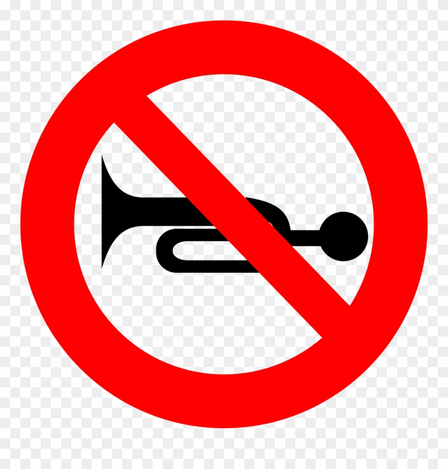 Hands Off Clipart - No Blowing Of Horn - Png Download
