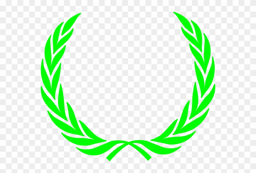 Laurel Wreath Red Clipart