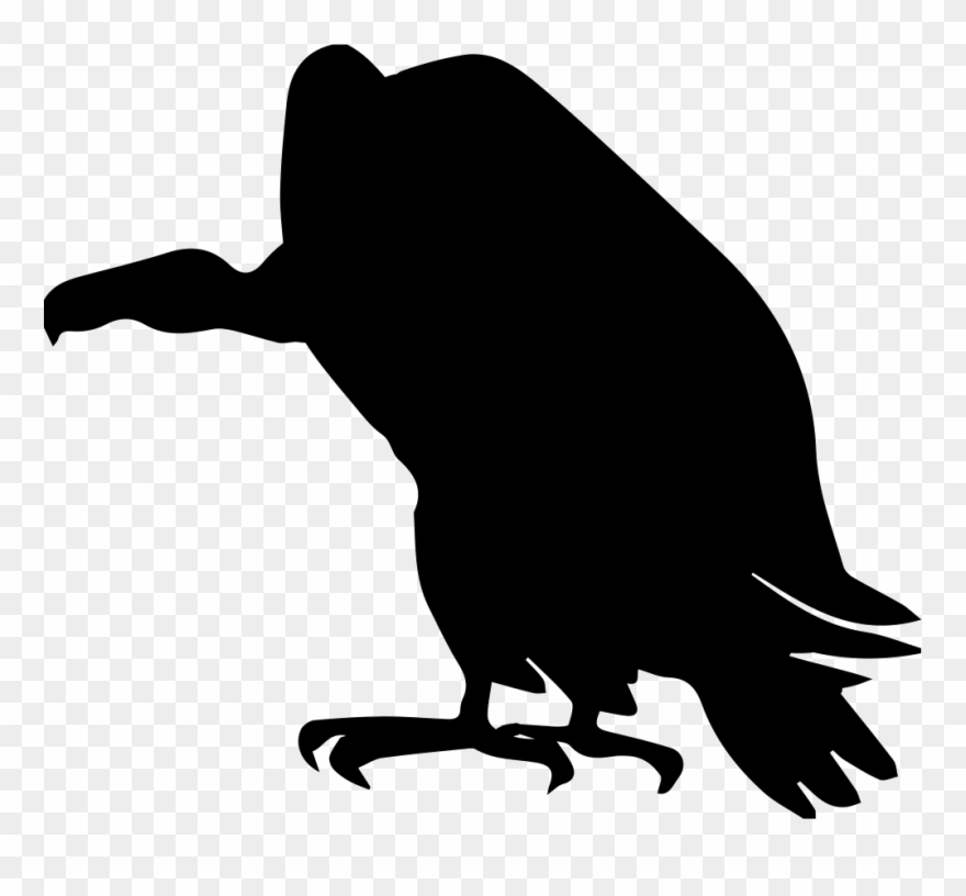 Vulture Bird Shape Comments - Vulture Vector Art Clipart