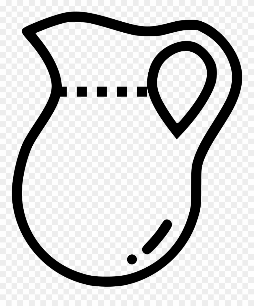 Pitcher Clipart Water Jar - Icon Jug - Png Download