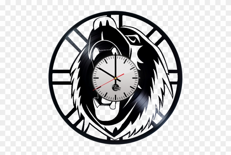 Boston Bruins Bear Logo Handmade Vinyl Record Wall - Non Profit Organizations Icon Clipart