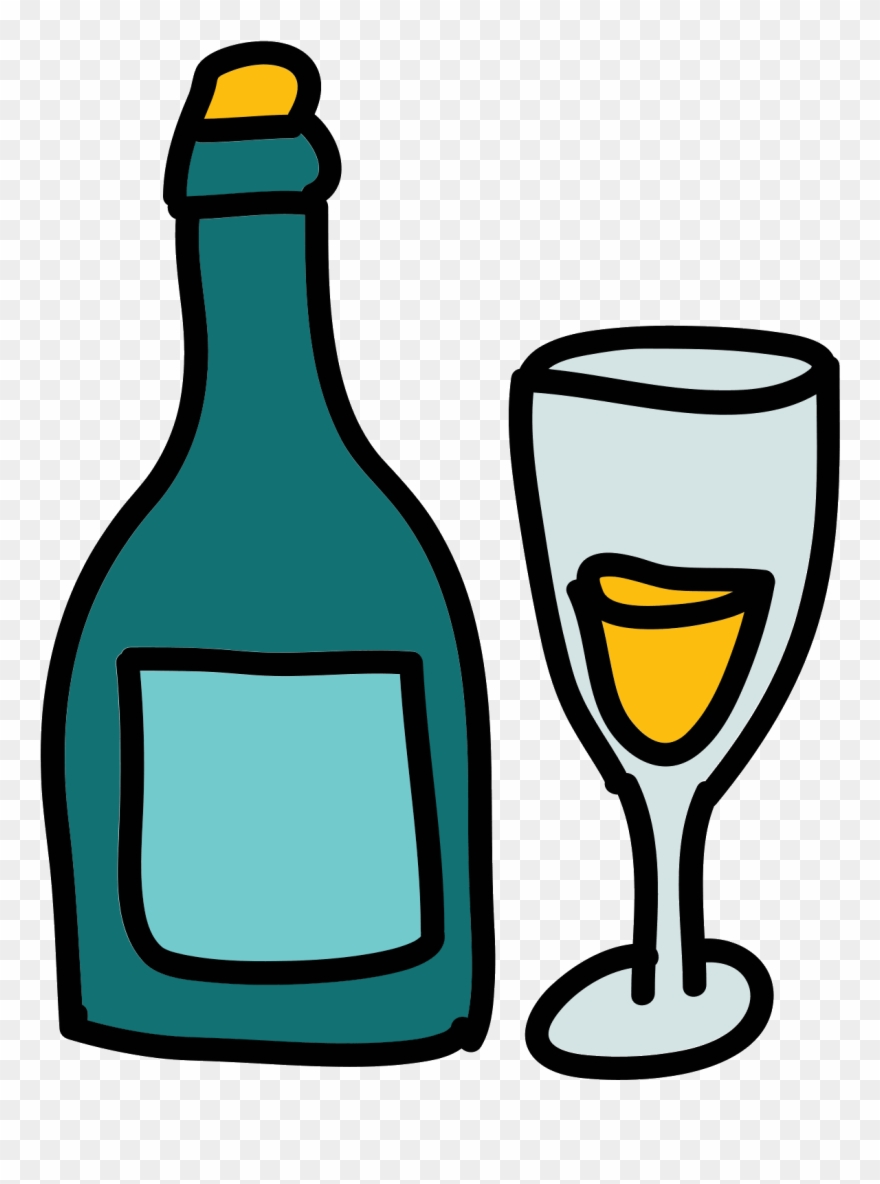 Vector Free Download Top - Champagne Clipart