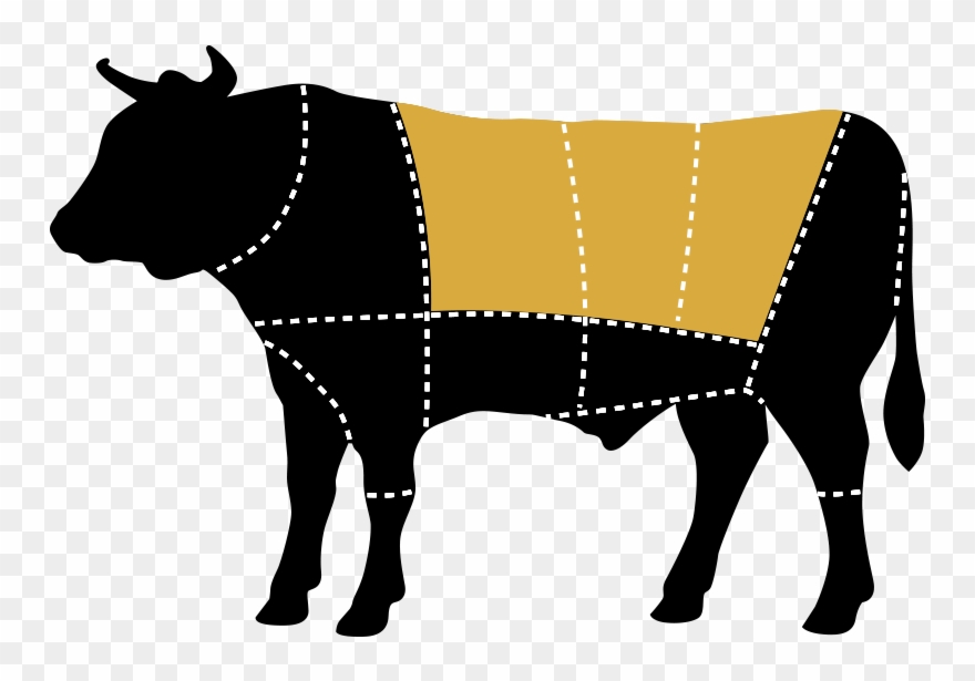 Steak Trim Are Bite-sized Pieces Made Up Of Loin, Rib, - Flank Steak Clipart
