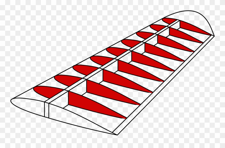 Open - Wing Ribs Clipart