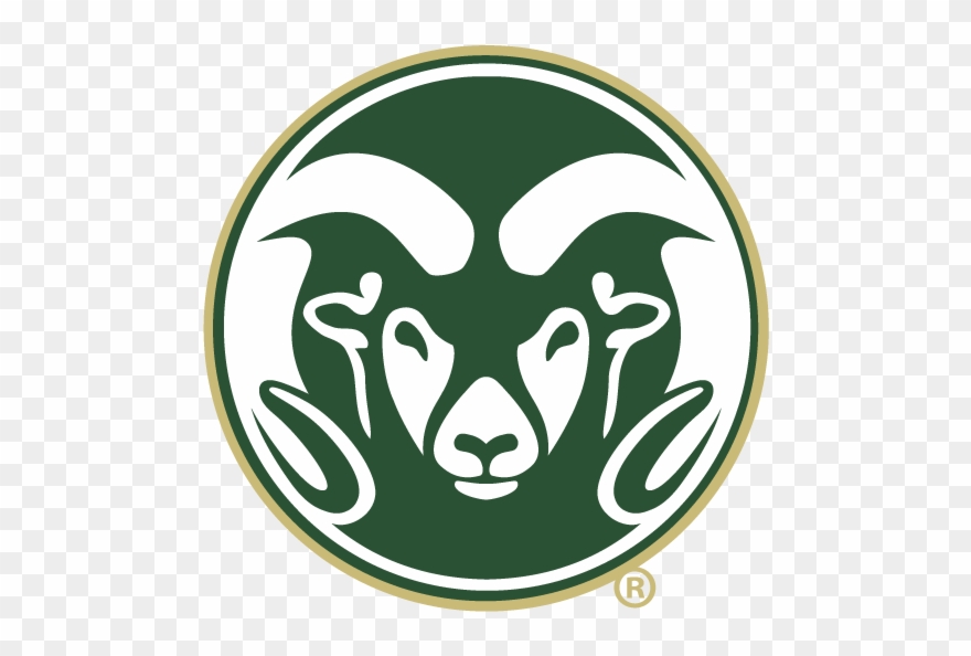 Csu Ram Head Decal - Colorado State Ram Logo Clipart