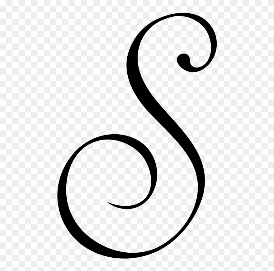 Wedding Monogram Letters 3 Vinyl Cutting Files Svg - Line Art Clipart