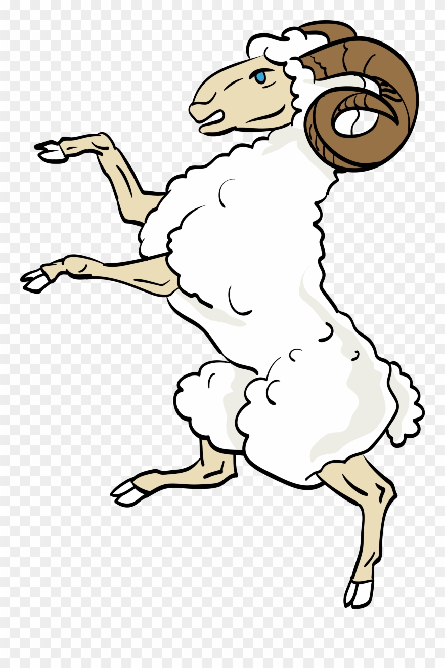 Ram - Sheep Coat Of Arms Clipart