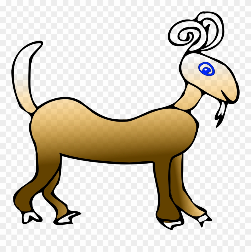 Vector - Ram Cartoon Animal Clipart