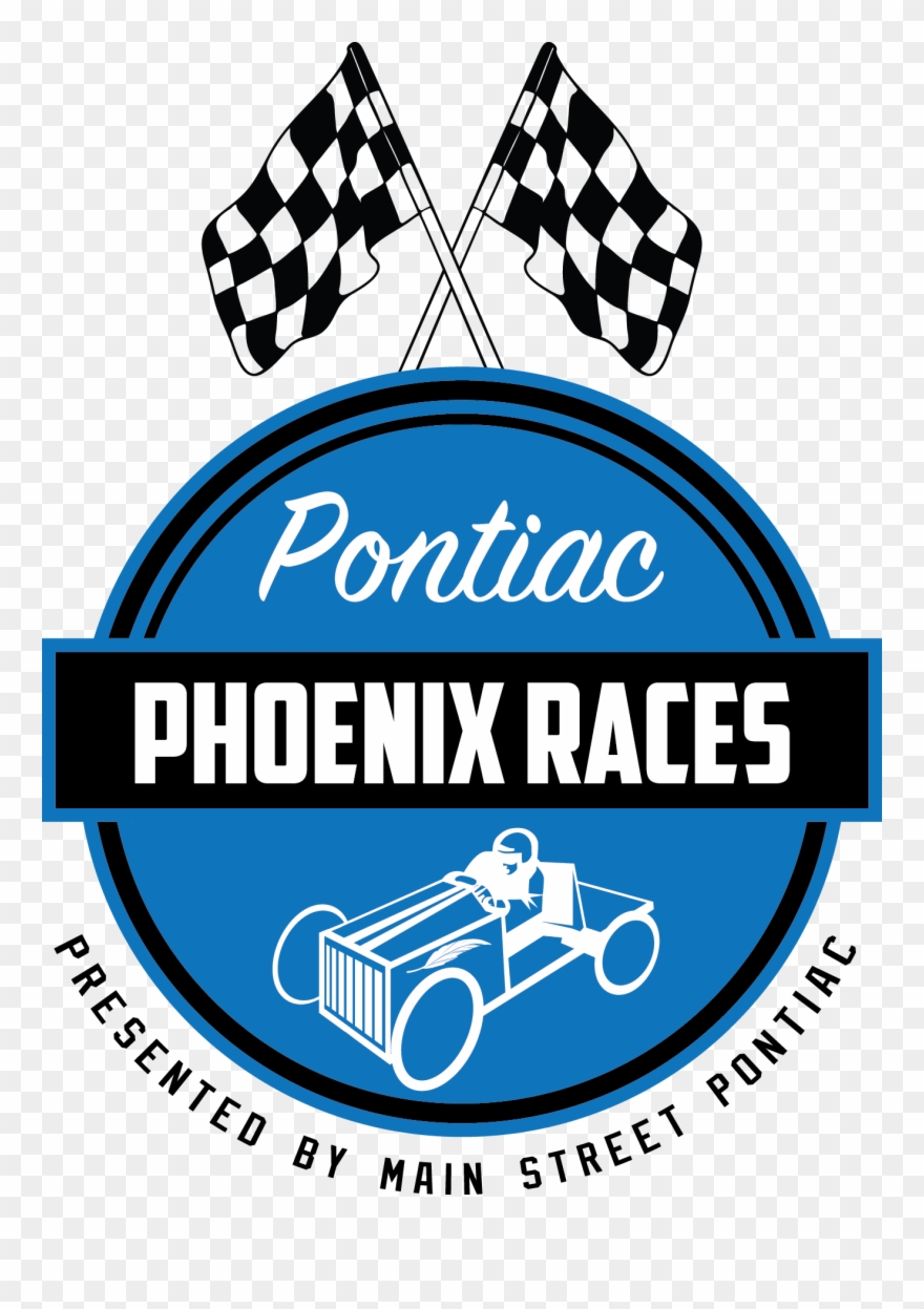 The 1st Annual Phoenix Races Are Here Student Races - Chequered Flags Rally Motorsport Stock Car Stickers Clipart