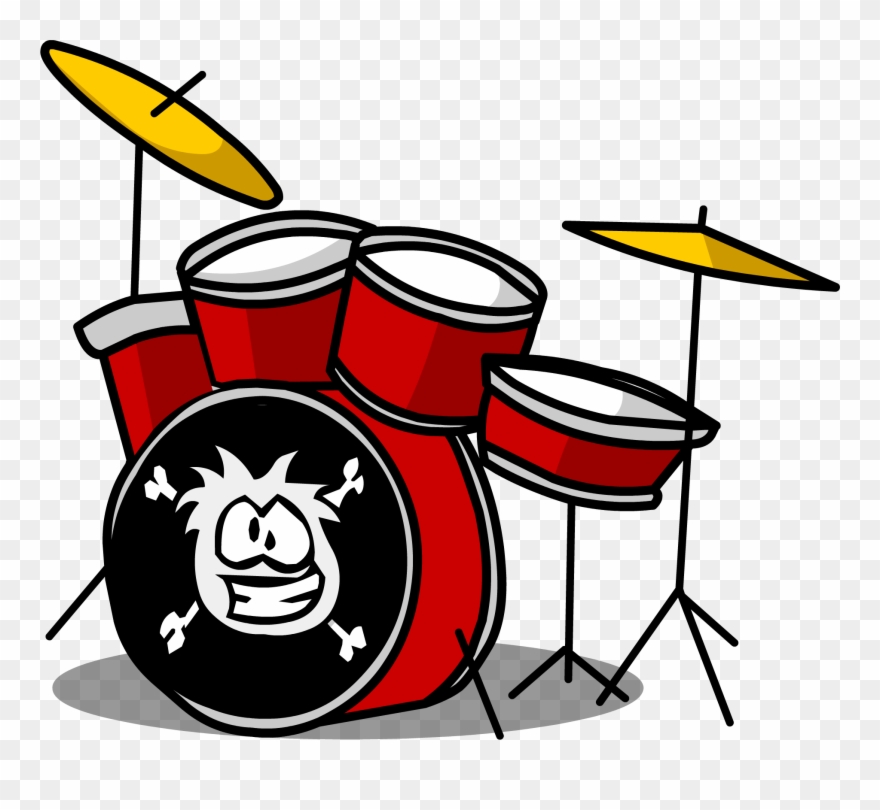 Drum Kit Sprite 006 - Cartoon Drum Kit Png Clipart