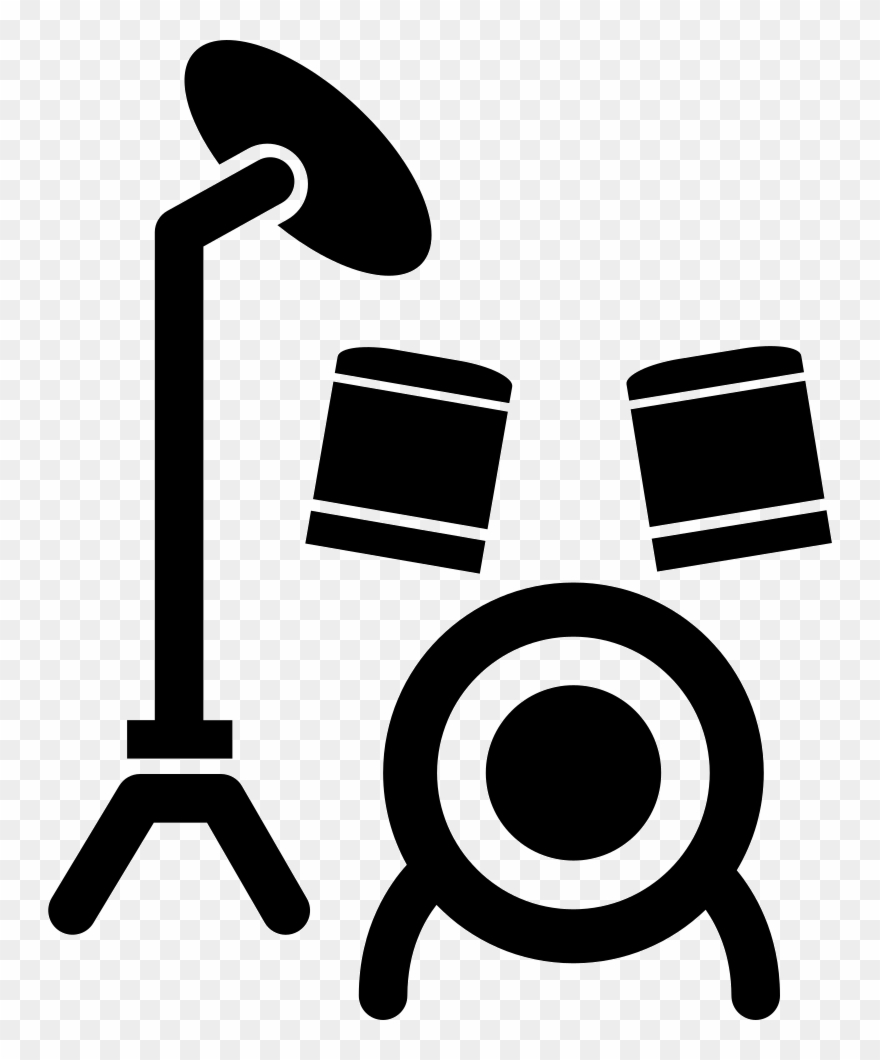 Drum Set Cartoon Variant Comments - Icono Bateria Musica Clipart