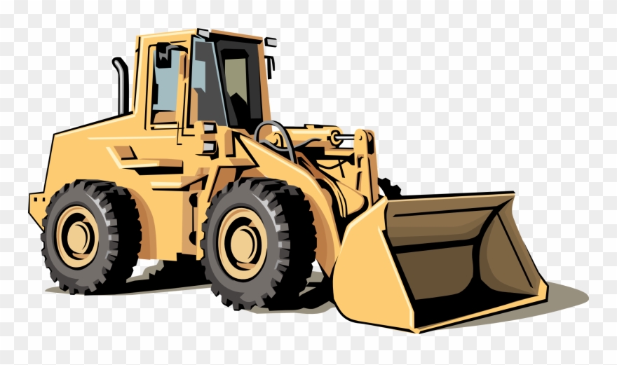 Jpg Freeuse Library Bulldozer Clipart Crane Machine - Heavy Equipment Clipart - Png Download