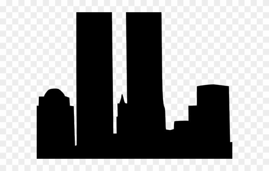 Twin Towers Clipart - World Trade Center Outline - Png Download