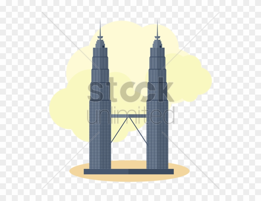 Download Skyscraper Clipart Petronas Towers World Trade - Petronas Towers Cartoon - Png Download