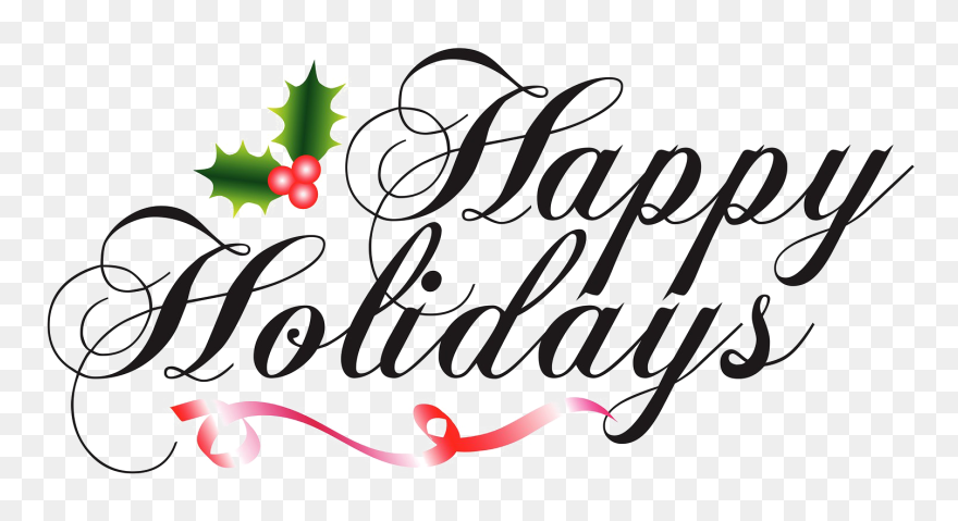 Happy Holidays Png Transparent Clipart