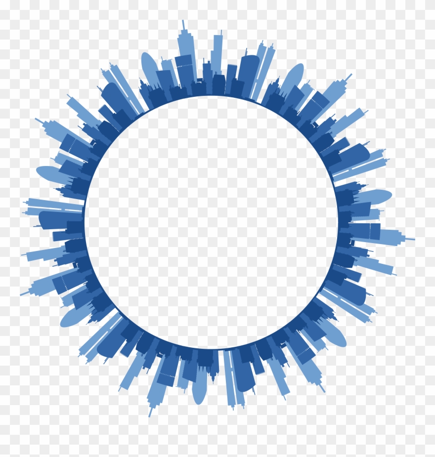 Truly Free Clipart Of A Circular Frame With Text Space - All The Way To The Top - Png Download