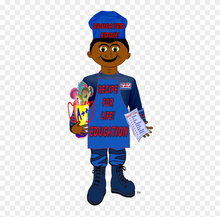 Educated Eddie, A Fictional Costume Character, Mixes - Cartoon Clipart