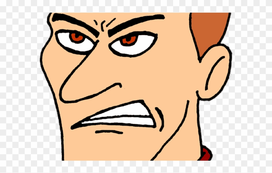 Emotional Clipart Angry Emotion - Clip Art - Png Download