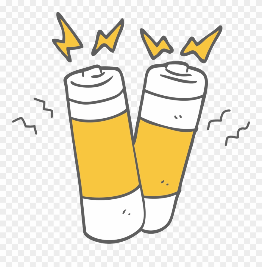 If So, Take A Look - Batteries Cartoon Clipart