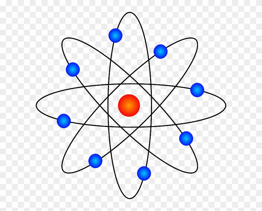 Clip Atom Clipart Lab Apparatus - Atom Model - Png Download
