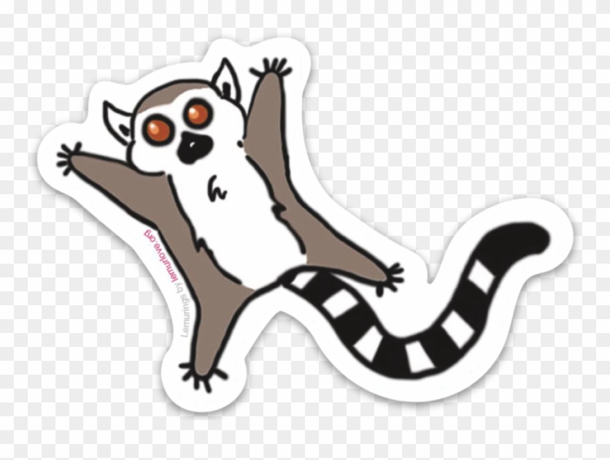 Lemur Love Plus Lemuring Stickers - Lemurs Clipart