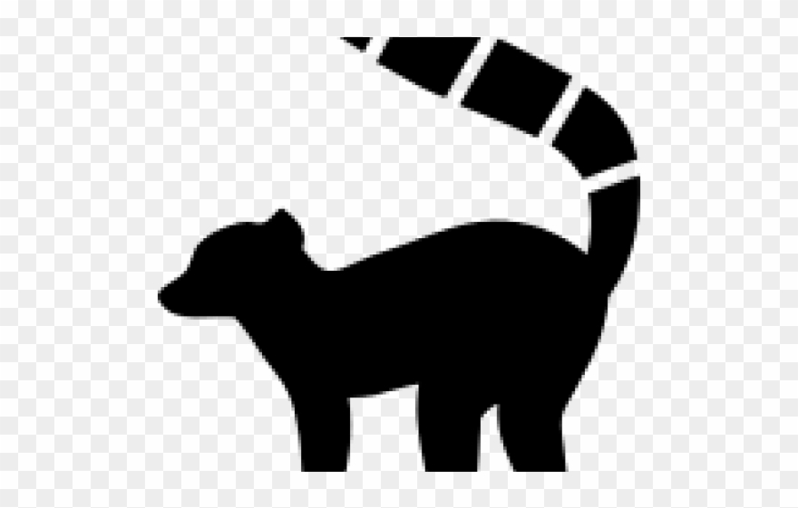 Lemur Clipart Silhouette - Jpeg - Png Download