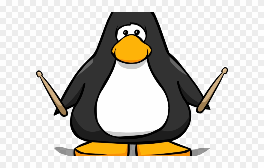 Drum Sticks Clipart Club Penguin - Club Penguin White Belt - Png Download