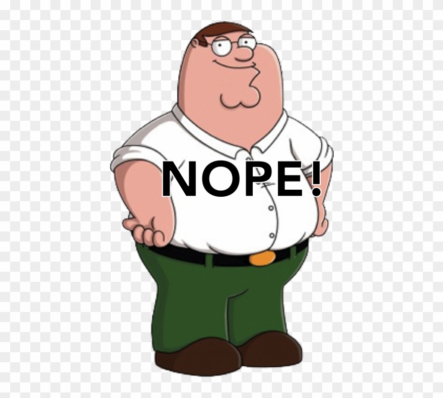 A Single Sentence Went Viral On Medium Time For An - Peter Griffin Transparent Clipart