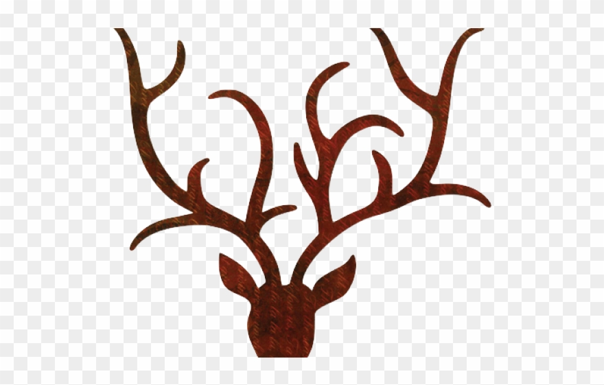 Antler Clipart Transparent Tumblr - Reindeer Antlers Outline - Png Download
