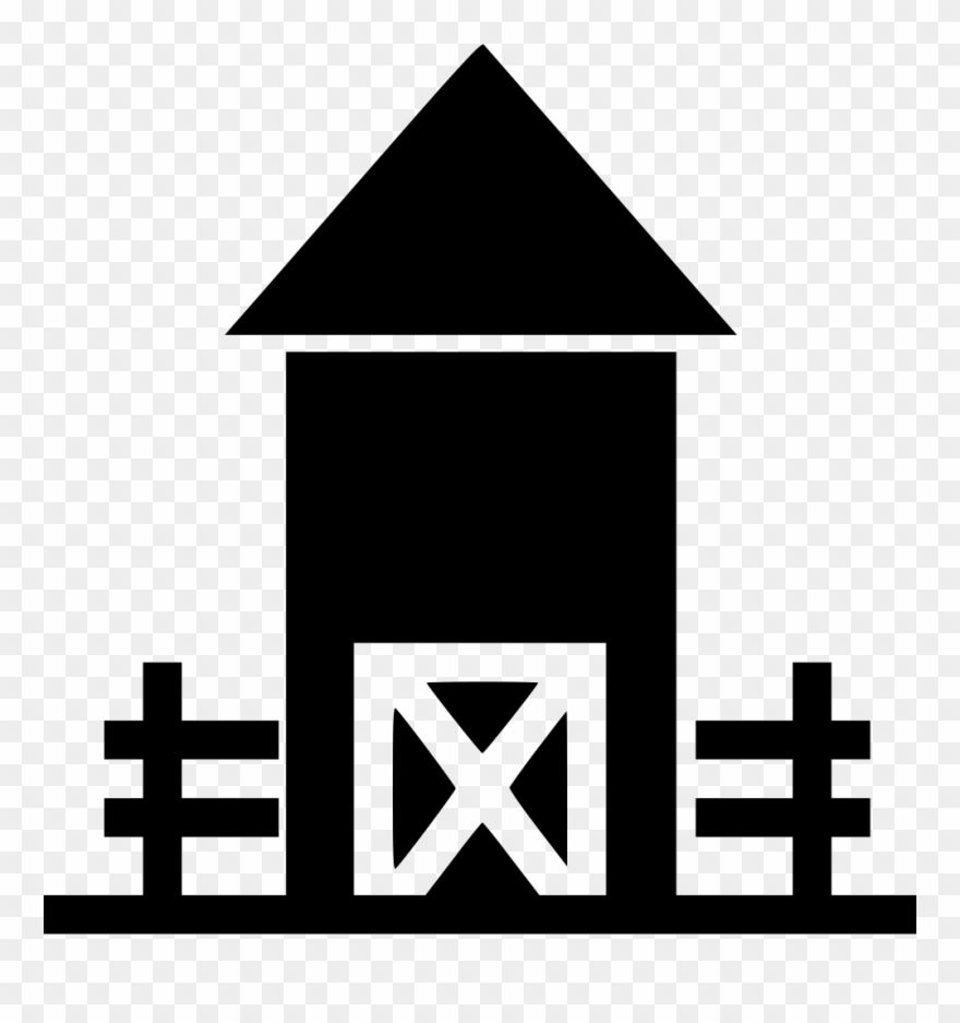 Black And White Stock Farmhouse Svg Png Icon Free Download - Basic Human Need Symbol Clipart