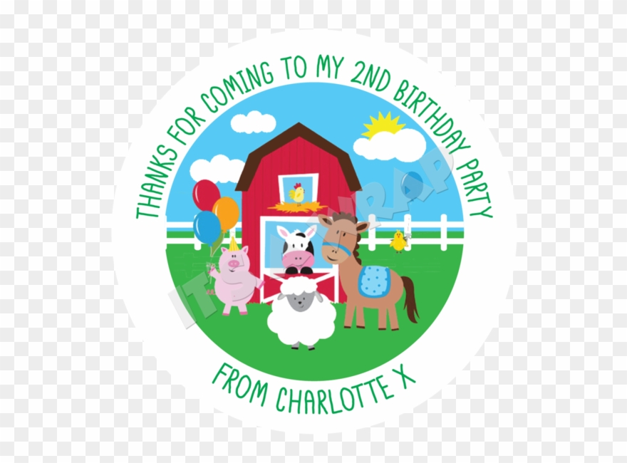 Farmhouse Fun - Farmhouse Fun Party Pack For 16 Guests: Straws, Dinner Clipart